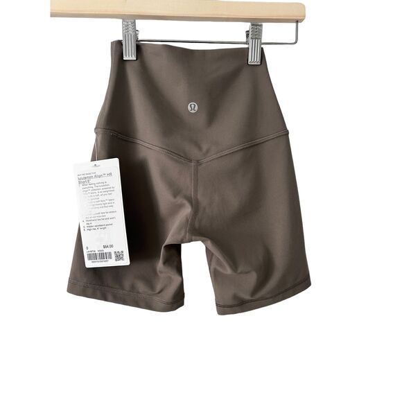 lululemon Align™ High-Rise Short 6" Nomad Size 0 NWT - Picture 6 of 8